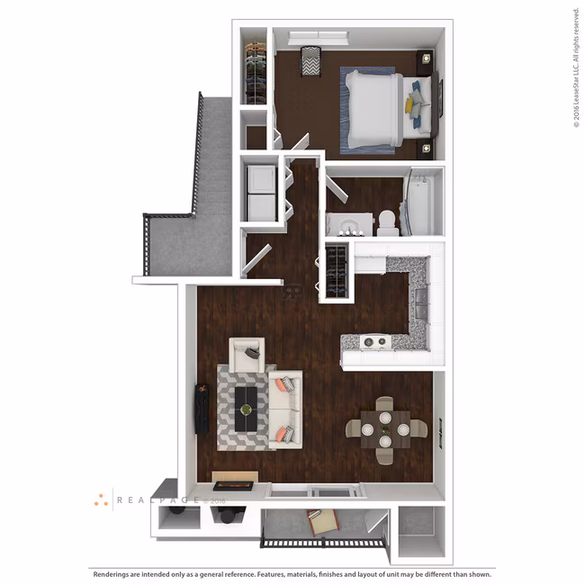 1 Bedroom 1 Bathroom H06 floor plan